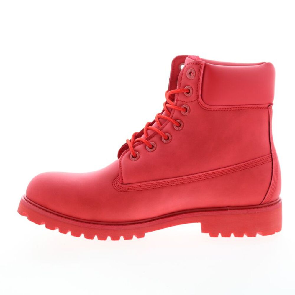 Lugz Mens Convoy Fleece Red Boots (NWT) - Picture 5 of 7